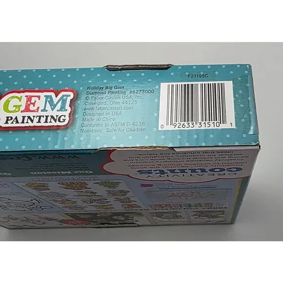 Creativity for Kids Big Gem Diamond Painting - Holiday kit - Picture 7 of 7